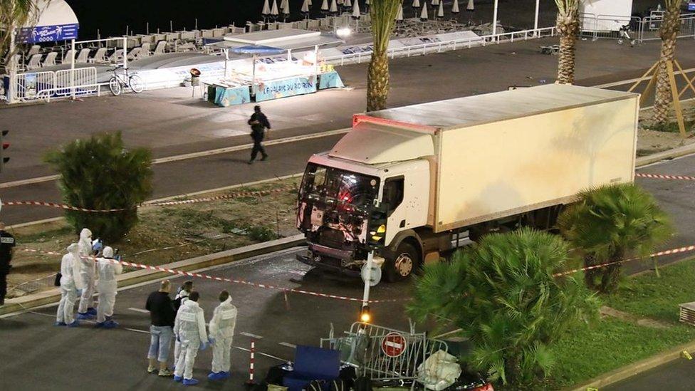 Lorry from Nice attack