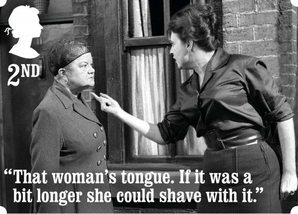 Ena Sharples and Elsie Tanner