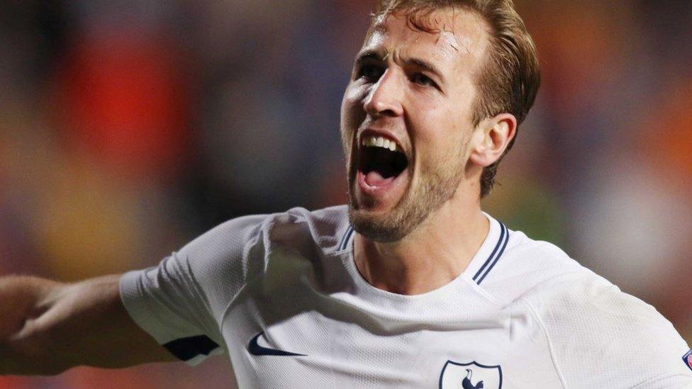 Tottenham striker Harry Kane