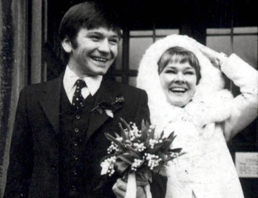 Michael Williams and Judi Dench