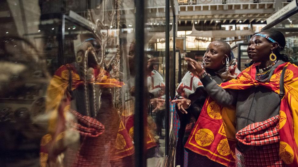 Maasai visit to Pitt Rivers