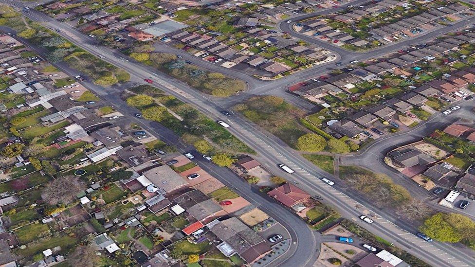 Aerial view of Kingswinford