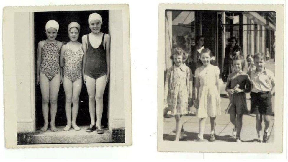 Found photos of children in Millport