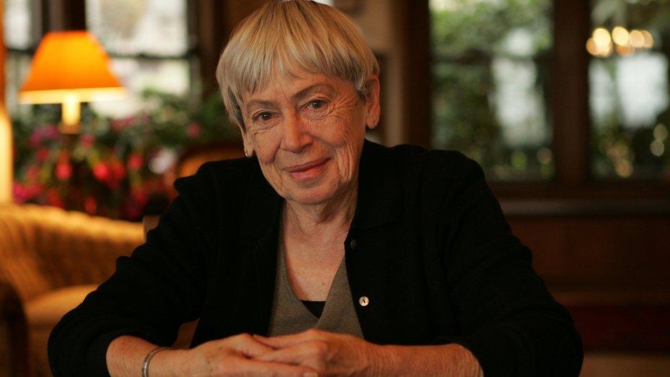 Ursula Le Guin at home in Portland, Origon, California, 15 December 2005