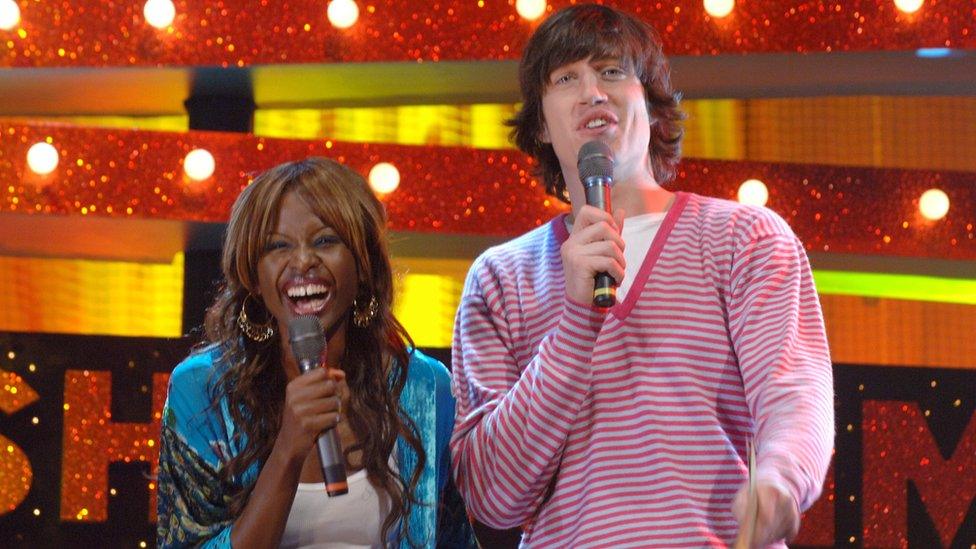 June Sarpong and Vernon Kay