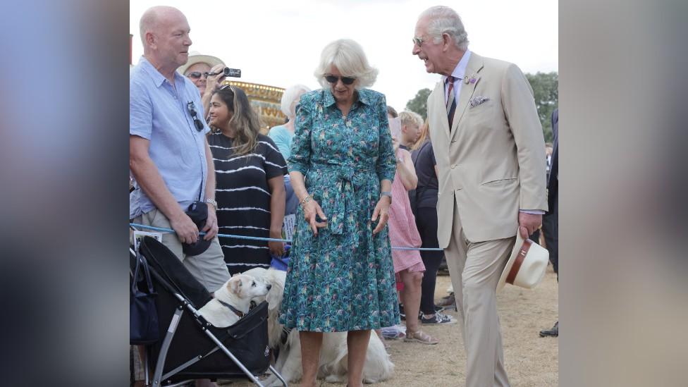 Charles and Camilla at Sandringham Flower Show