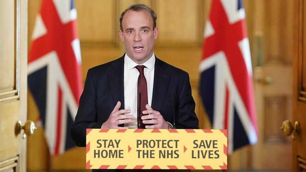 Foreign Secretary Dominic Raab