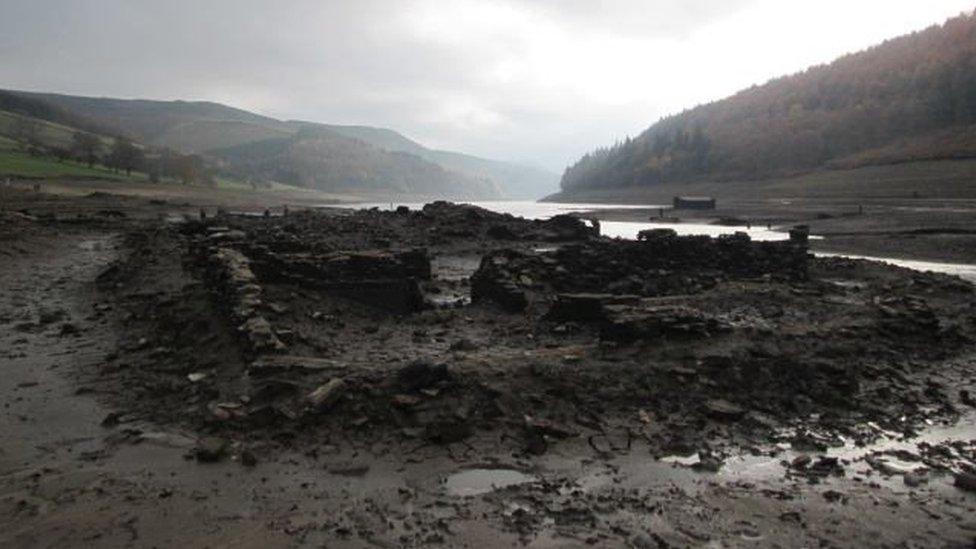 Ruins on Derwent village