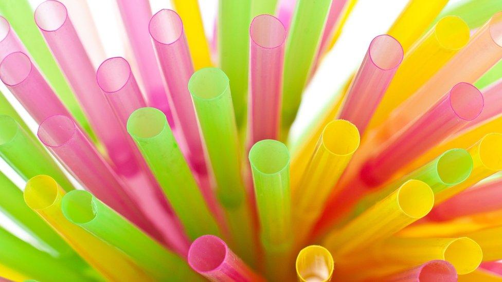 plastic straws