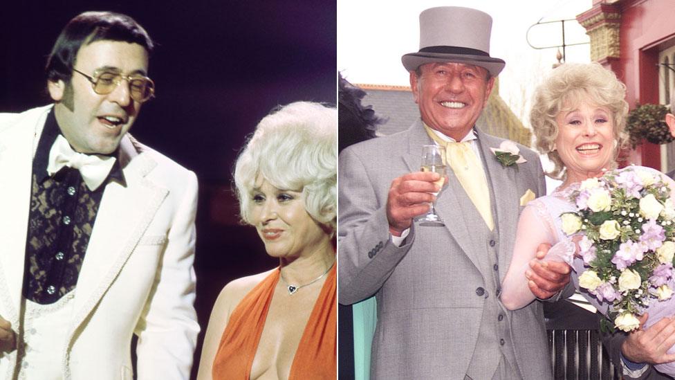 Mike Reid and Barbara Windsor