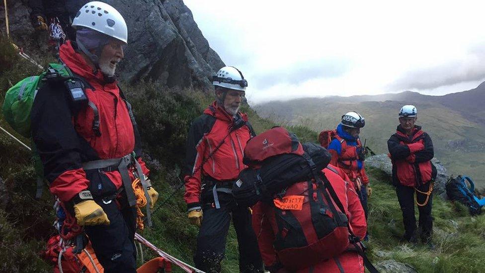 Ogwen Valley Mountain Rescue team