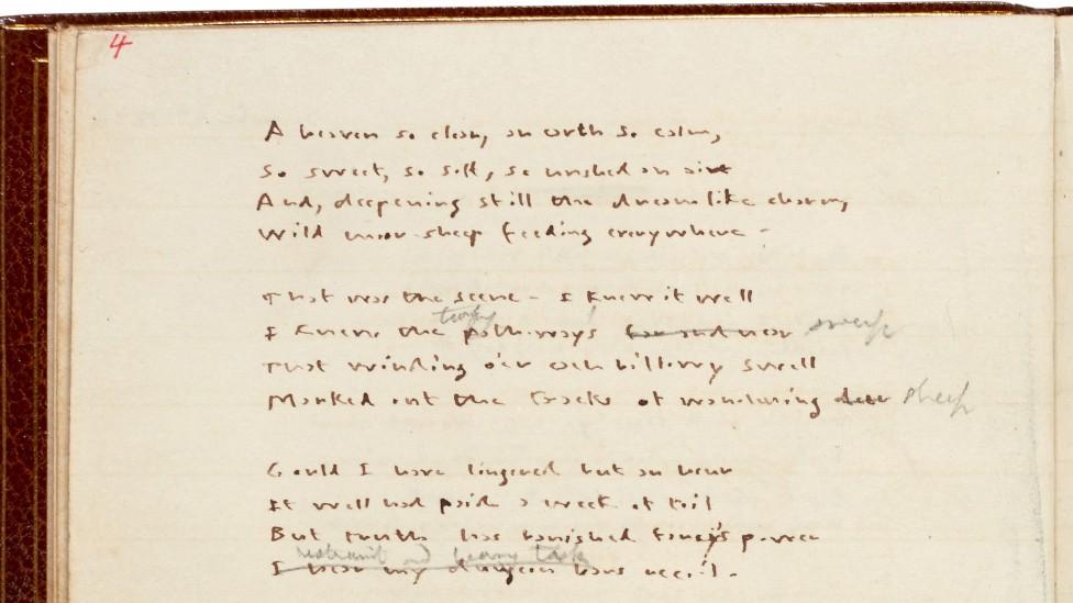 Emily Bronte's handwritten poems