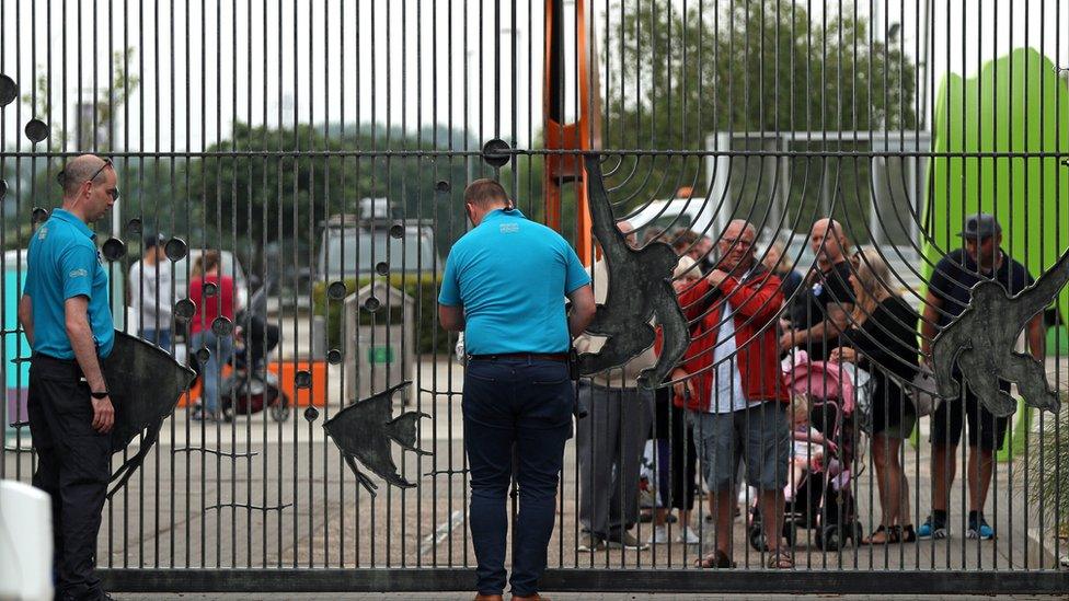 Chester Zoo keepers open gates