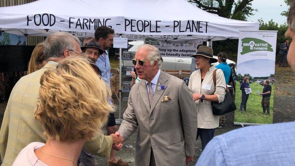 Prince Charles at Innovative Farmers network