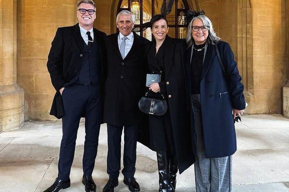 Vicky McClure with her family