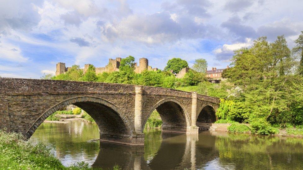 River Teme in Ludlow