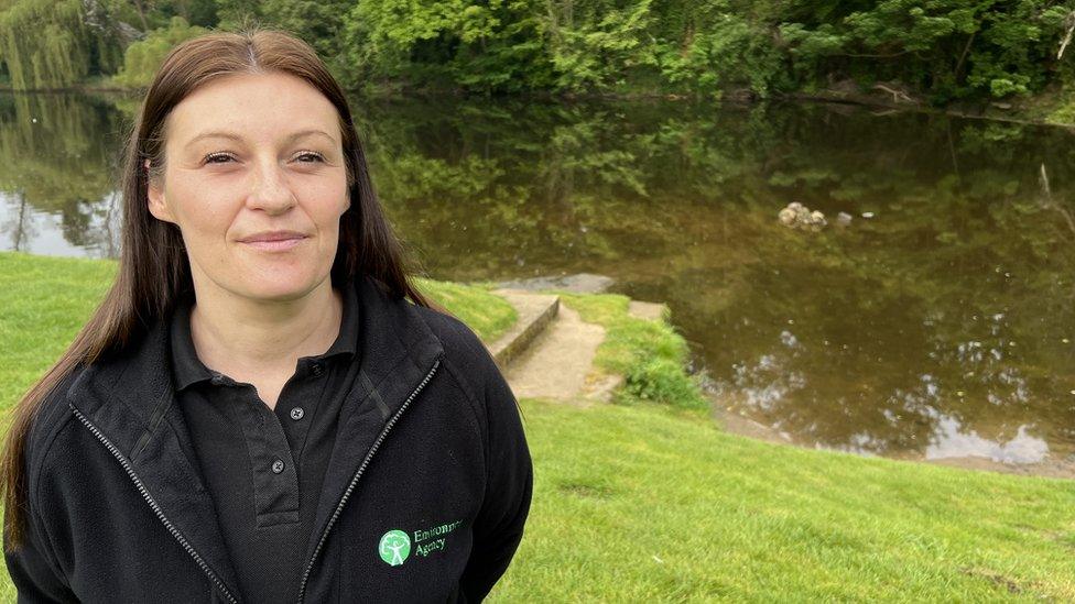 Claire Barrow, Area Environment Manager for North Yorkshire at the Environment Agency