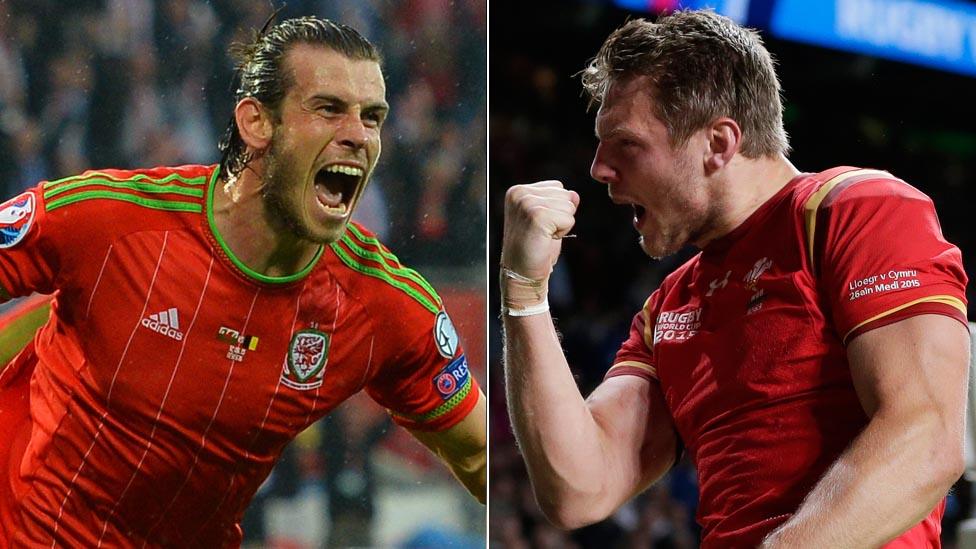 Gareth Bale and Dan Biggar