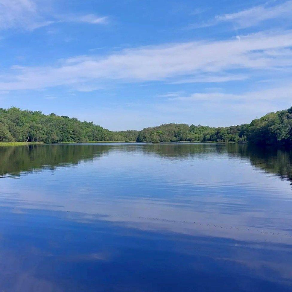 A lake at Sutton Park