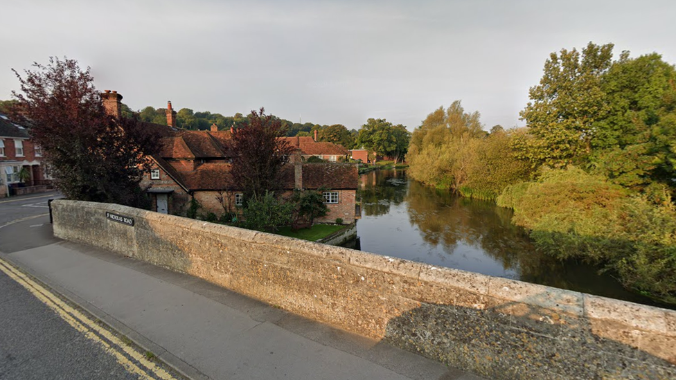 Bridge on St Nicholas Road in Salisbury