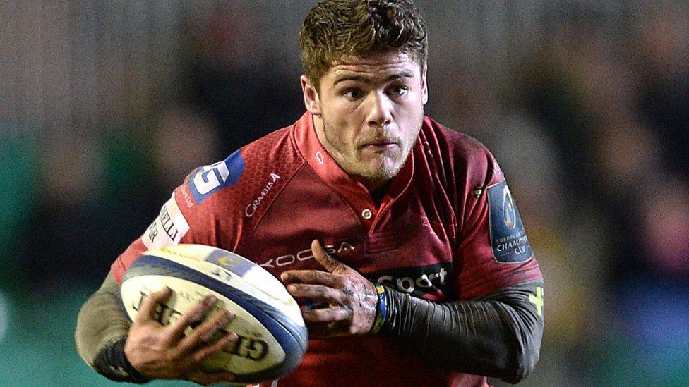 Wales and Scarlets wing Harry Robinson