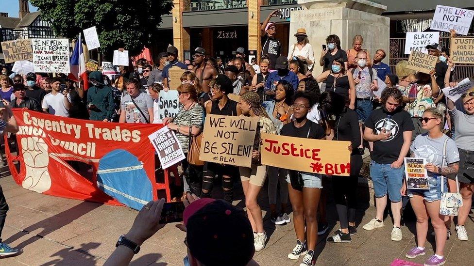 Protest in Coventry