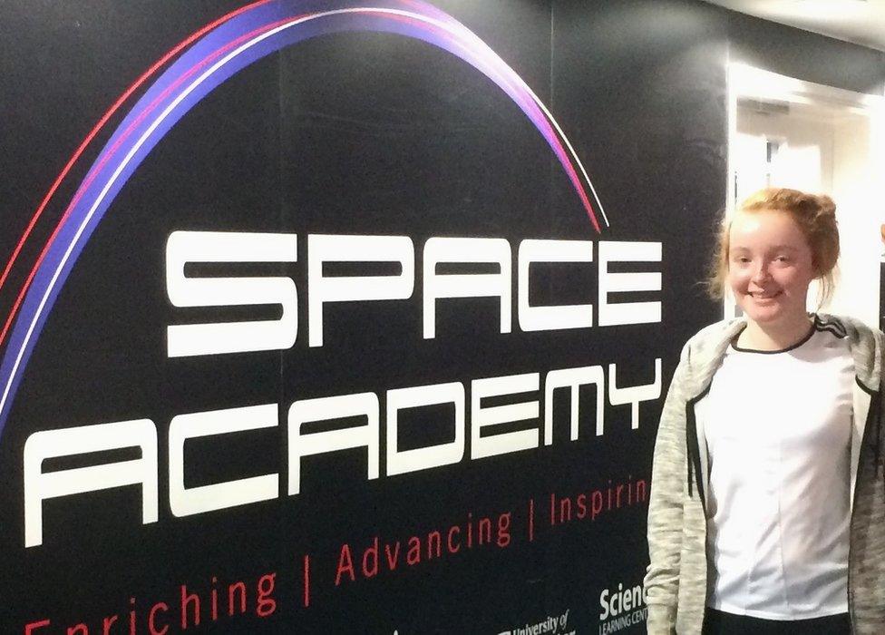 Ellen at Space Academy