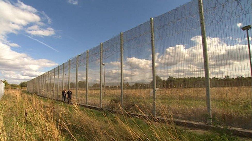 Lindholme perimeter fence