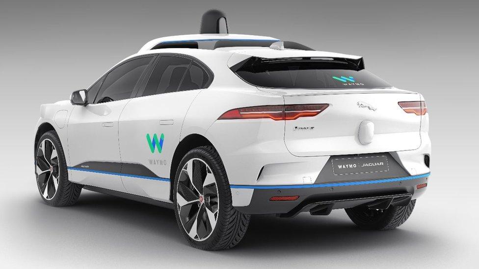 Jaguar Waymo tie-up car