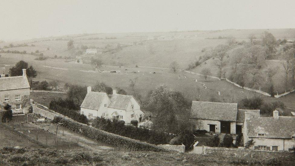 Rose Cottage where it originally stood