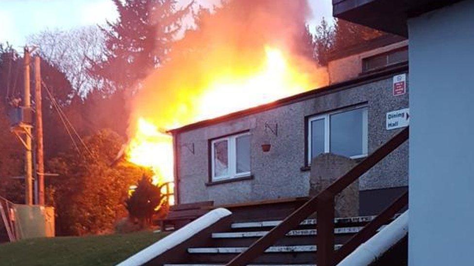 Fire at YMCA site in Newcastle