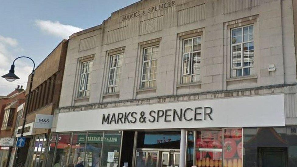 Marks and Spencer in Barnsley town centre