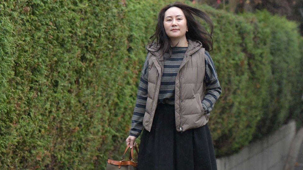 Huawei Chief Financial Officer, Meng Wanzhou, leaves her Vancouver home to attend British Columbia Supreme Court