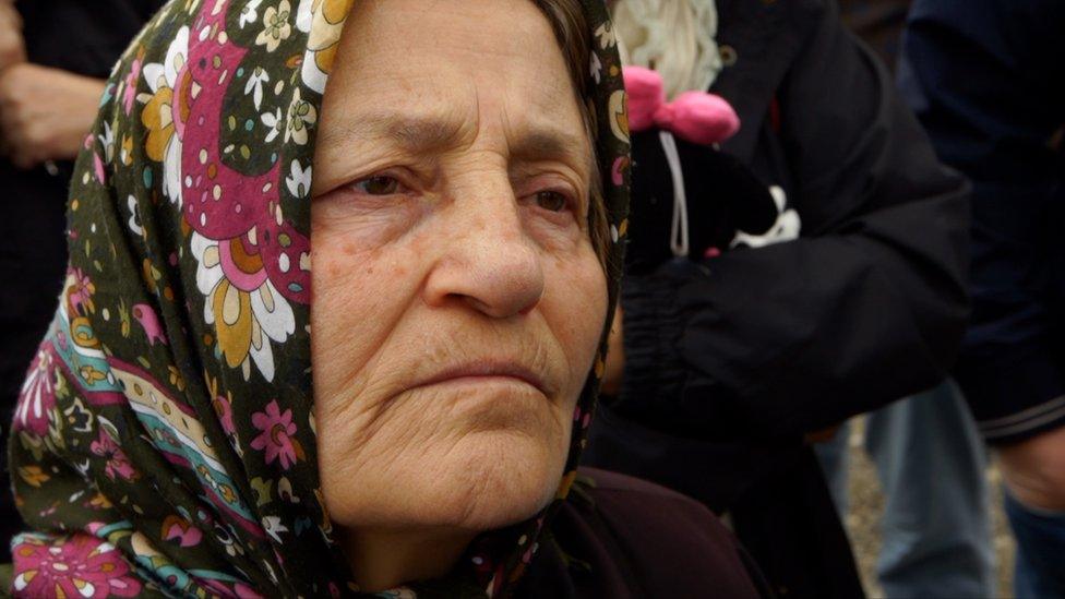 Woman in headscarf: Firdevs Uluocak