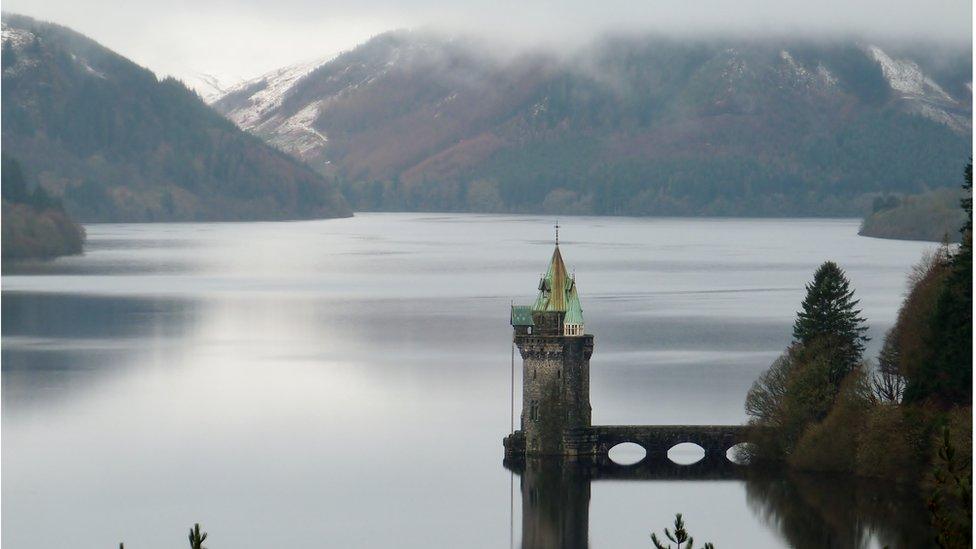 Lake Vyrnwy in Powys