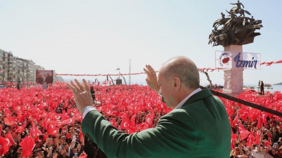 President Erdogan in Izmir