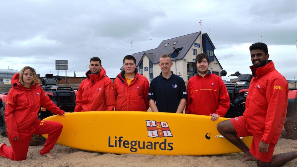 RNLI lifeguards