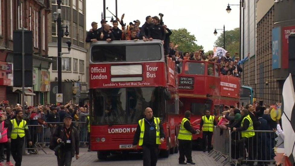 Open top parade