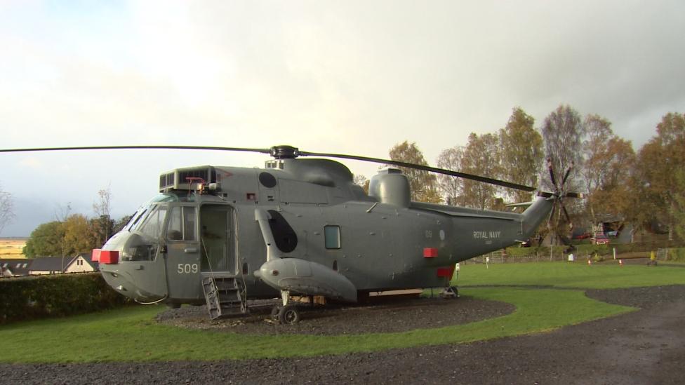 Glamping helicopter