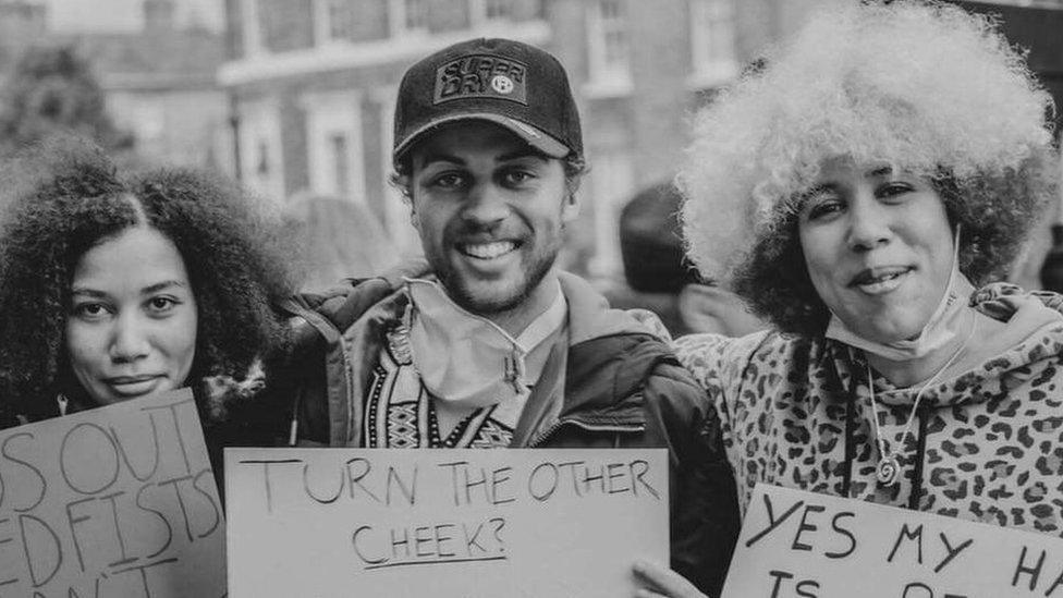 Tamika Green, left, with her twin brother Jamal and sister Affy