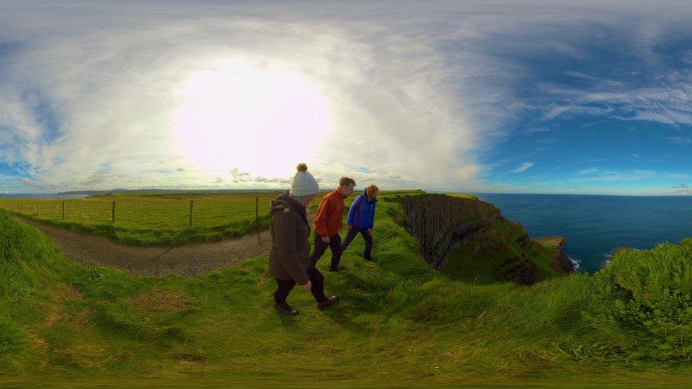 VR experience promoting Northern Ireland