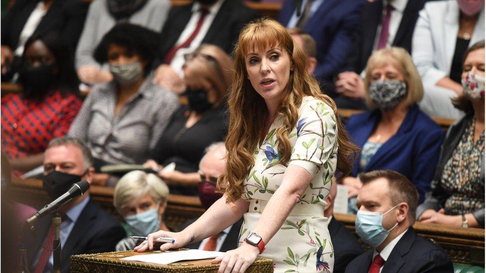 Angela Rayner in Parliament