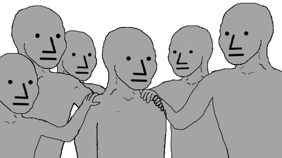 NPC Wojak meme