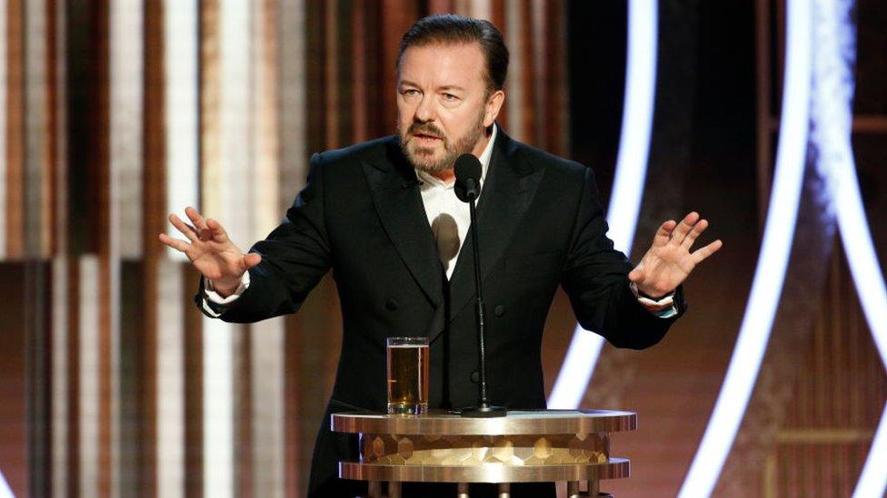 Apple became the target of Ricky Gervais