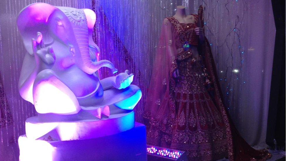 Anokhi Sarees's Diwali display