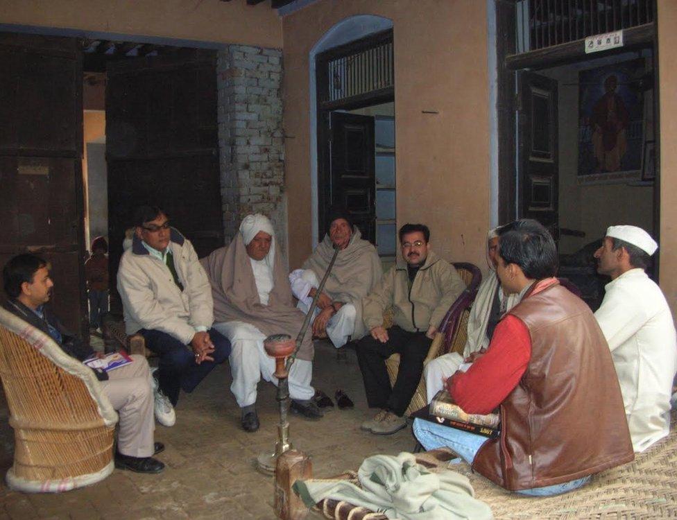 Meeting descendents of Baba Shah Mal in Dec 2007