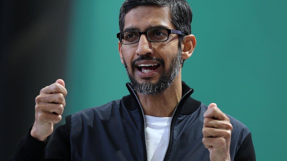 Google chief executive Sundar Pichai