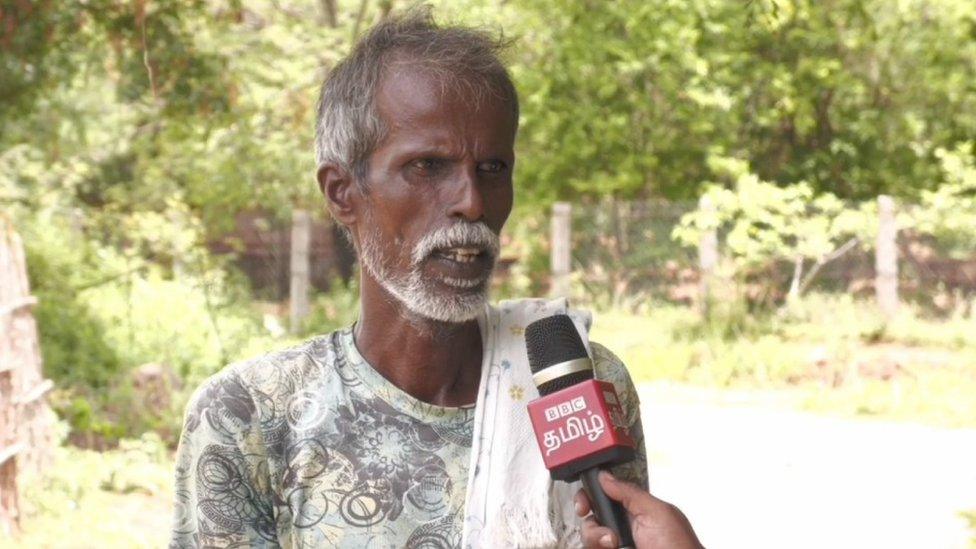 Selvam, a farmer, says they are unable to work near the forests