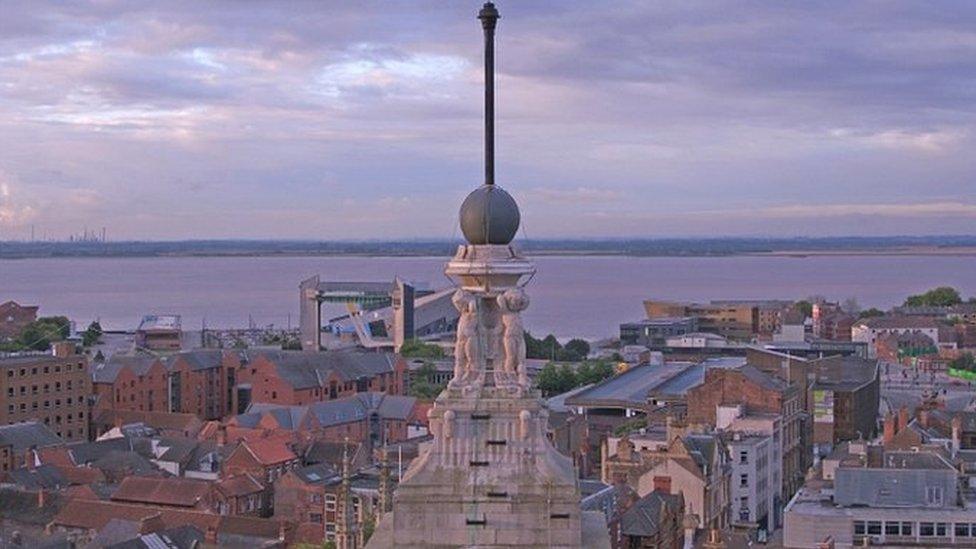 Hull's un-restored time ball