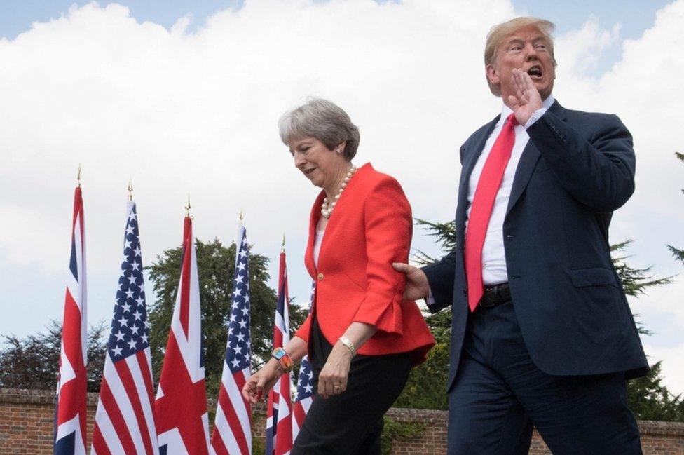 Trump and May